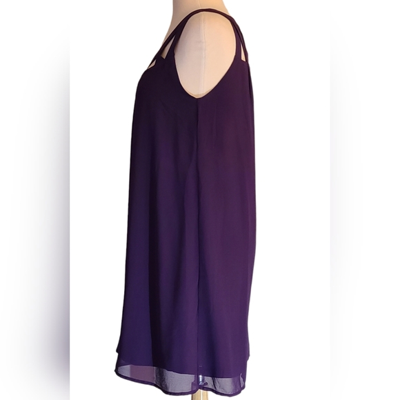 Peach Love California size S plum purple dress - Picture 6 of 9
